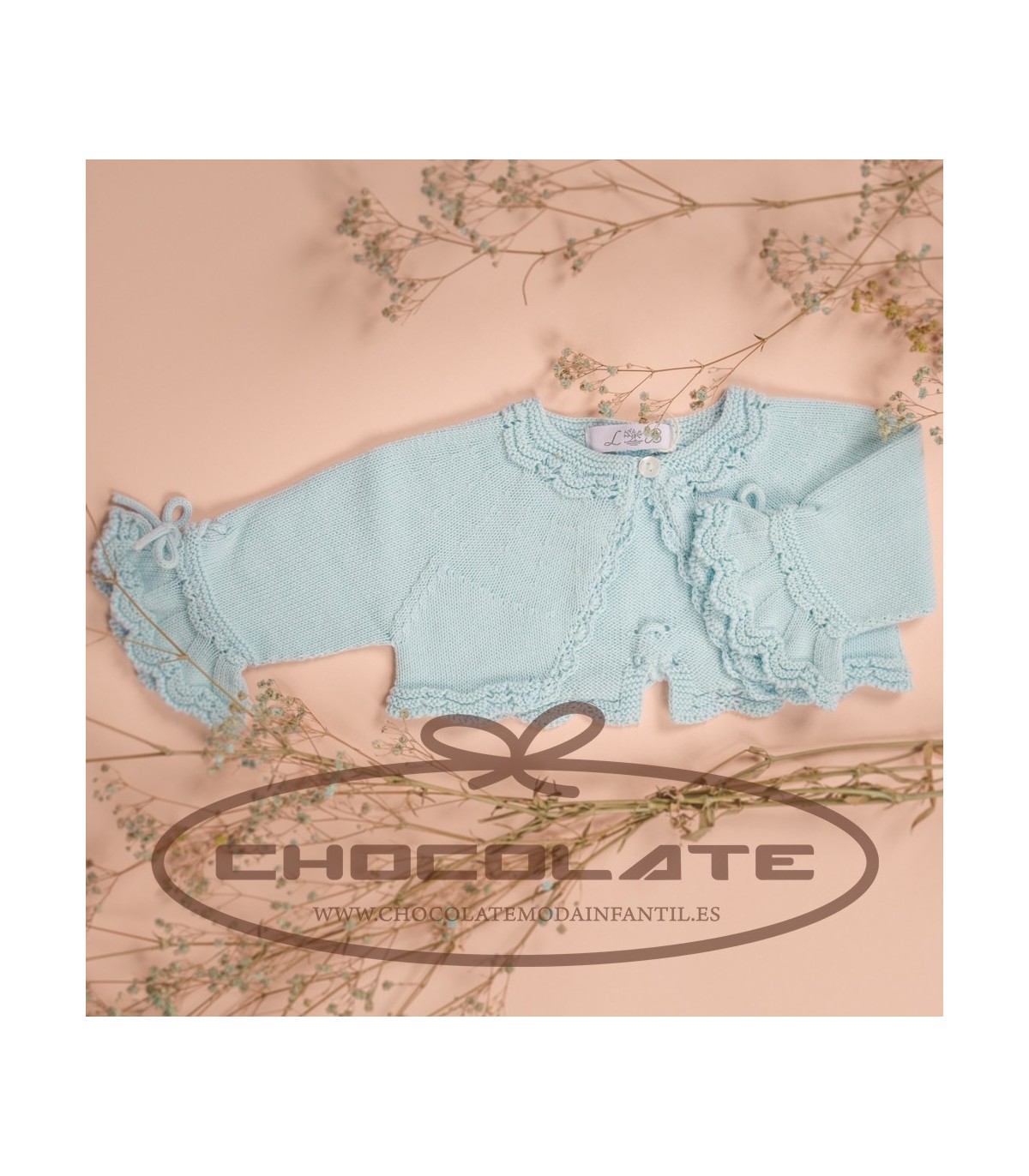 Chaqueta celeste Loan Bor