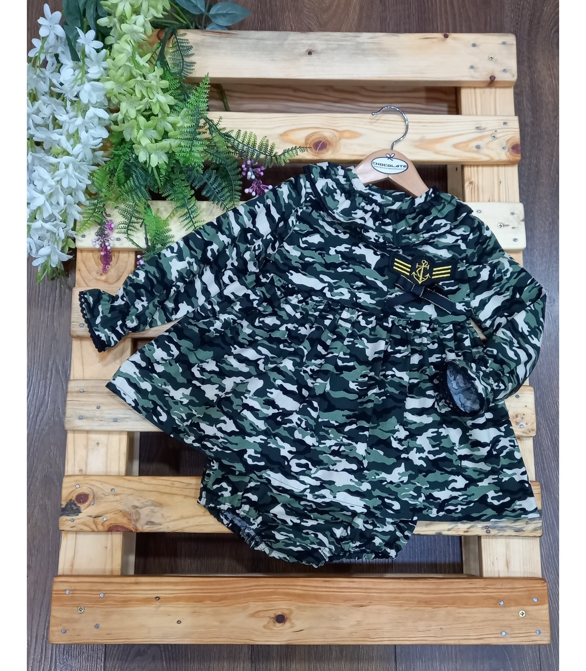 Jesusito camuflaje verde