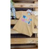 Camiseta niño mostaza Hello world de Cocote
