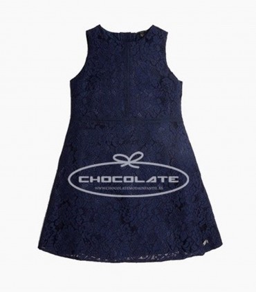 Vestido encaje azul marino Guess | Vestido para niña de la marca Gu...