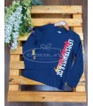 Camiseta Levis azul marino manga larga para niño | Camiseta de mang...