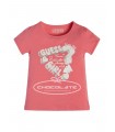 Camiseta rosa chicle de Guess para niña