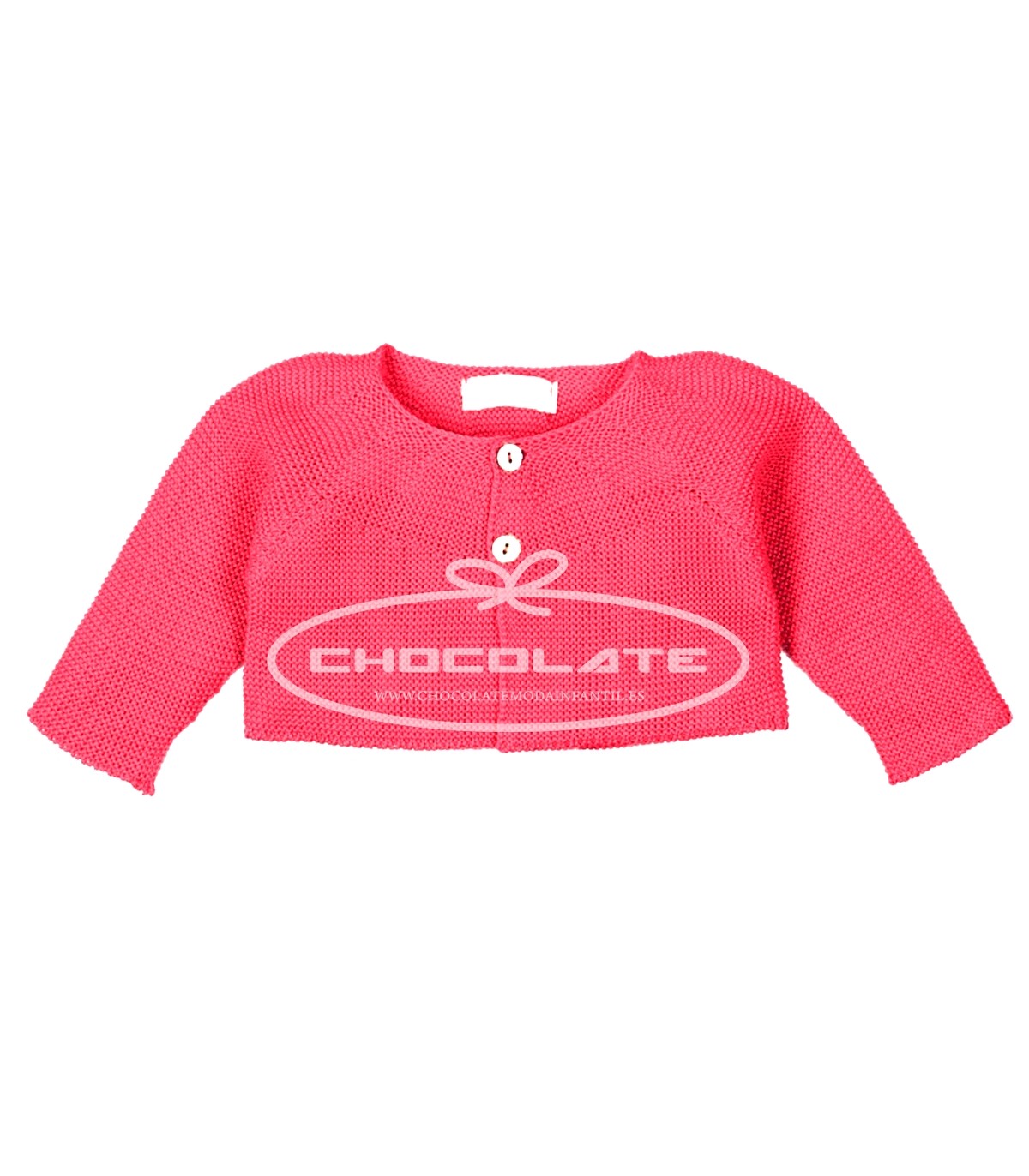 Chaqueta corta color fuxia de Mac ilusión | Chaqueta corta para niñ...