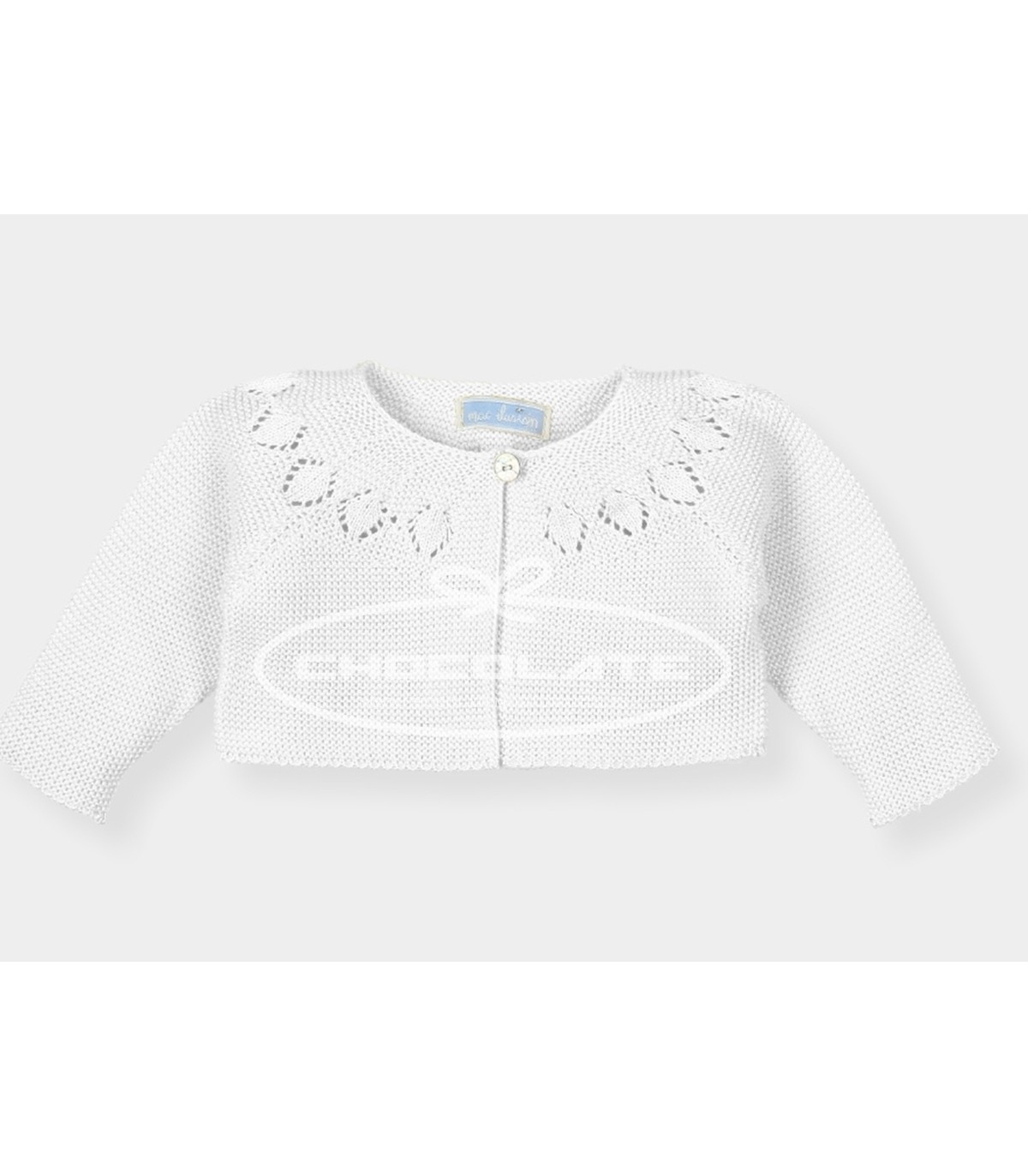 Chaqueta corta calada color blanco de Mac ilusión | Chaqueta blanca...