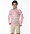 Camisa cuadro vichy rosa de Spagnolo para niño