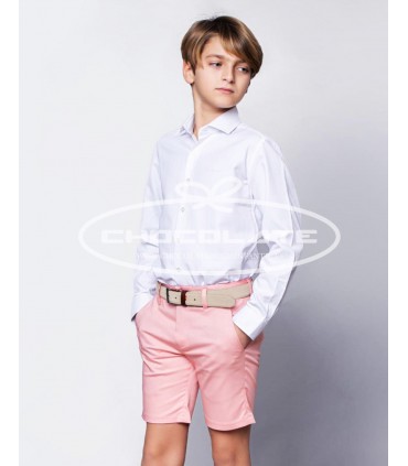 Bermuda rosa de Spagnolo para niño | Bermuda rosa para niño de la m...