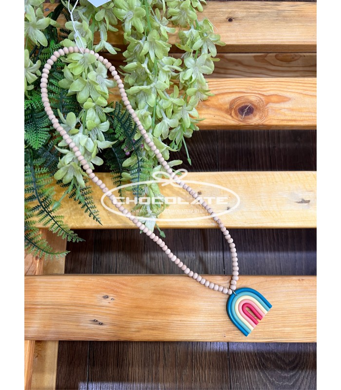 Collar colgante arco iris | Bonito collar ideal para completar el l...