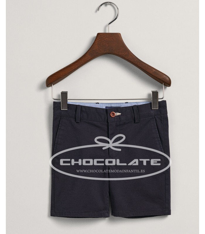 Bermuda azul marino de Gant para bebé niño | Esta bermuda para bebé...