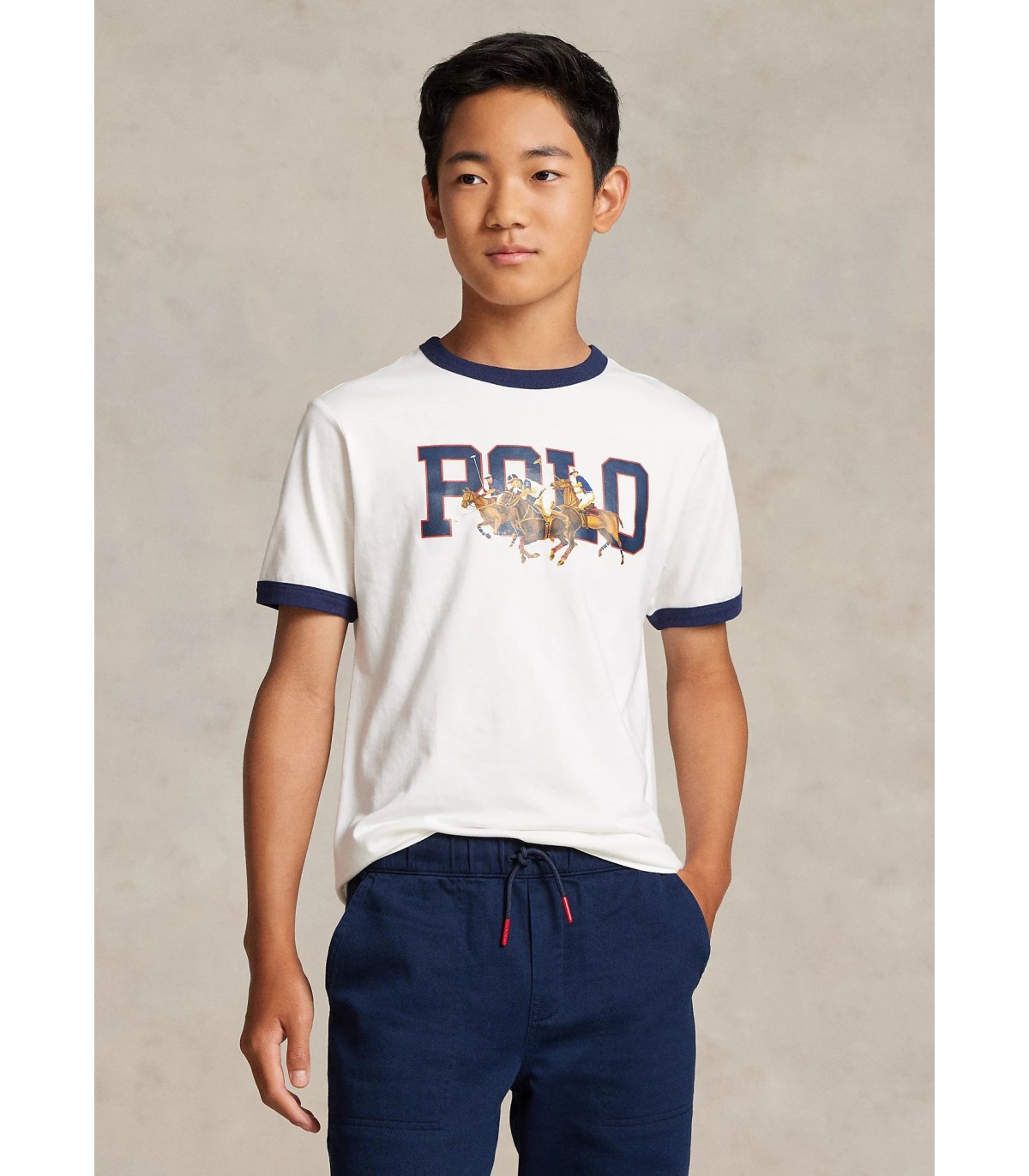 Camiseta blanca de Ralph Lauren para niño | Camiseta para niño de l...