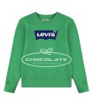 Sudadera verde de Levis kids para niño