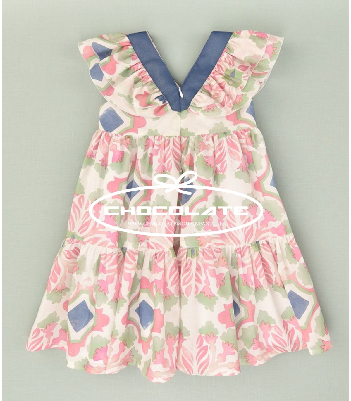 Vestido estampado de José Varón para niña | Precioso vestido para n...