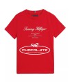 Camiseta roja logo blanco de Tommy Hilfiger para niño