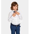Camisa blanca flechas marino de Spagnolo para niño