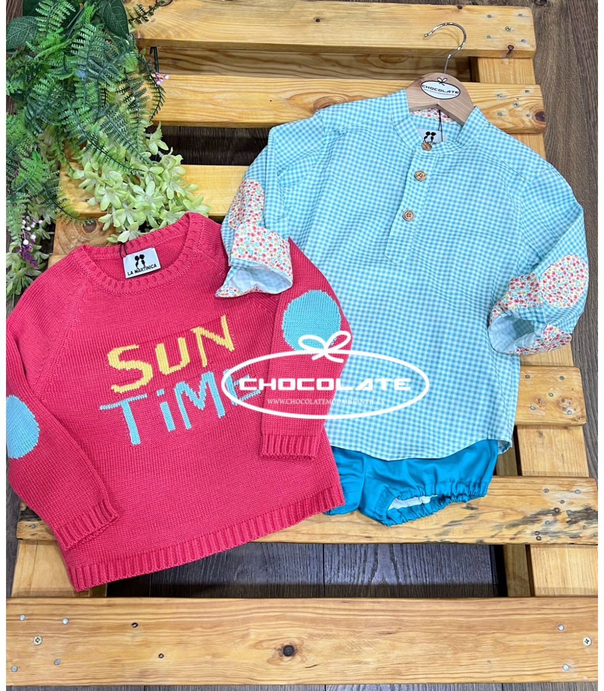 Conjunto para niño de la colección Moulin Rouge de La Martinica | C...