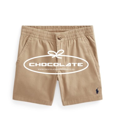 Bermuda camel de Ralph Lauren para niño | Bermuda para niño en colo...