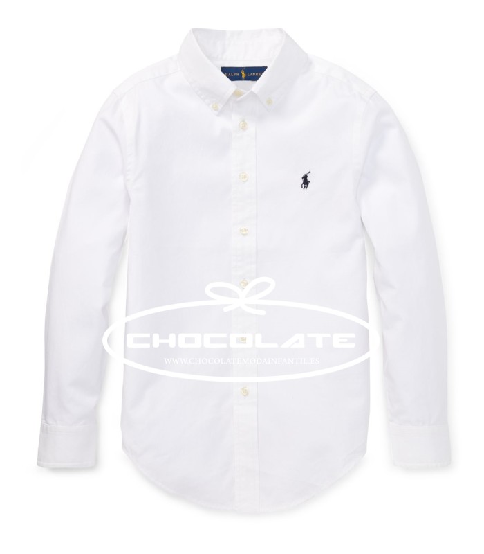 Camisa blanca de Ralph Lauren para niño | Camisa blanca para niño d...