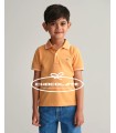 Polo color melocotón de Gant para niño