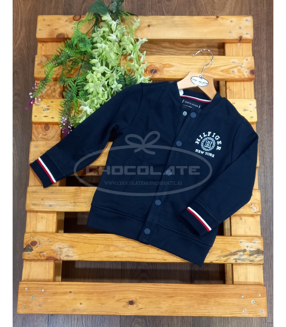 Chaqueta azul marino para niño de Tommy Hilfiger | Chaqueta azul ma...