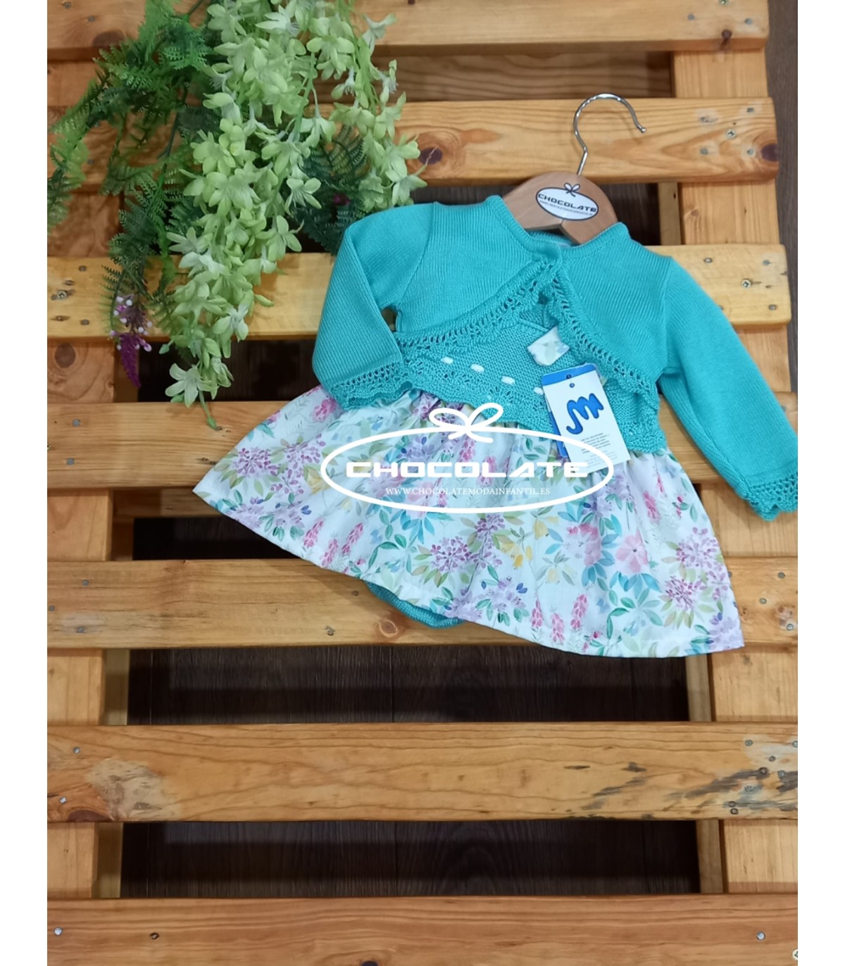 Jesusito con braguita y chaqueta de Mac ilusión para bebé | Jesusit...