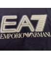 Camiseta negra con logo dorado de EA7 Emporio Armani para niño | Pr...