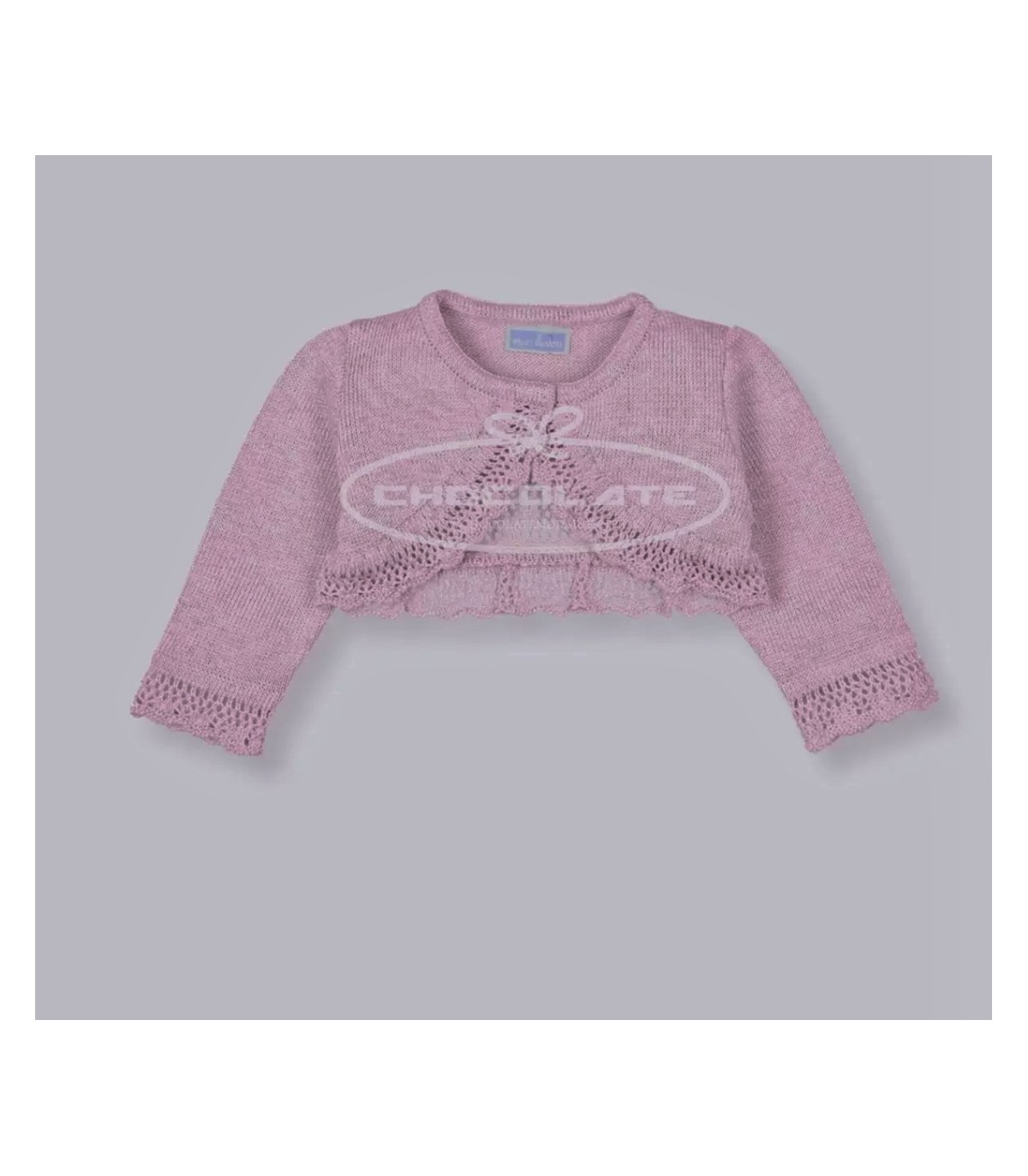 Chaqueta corta con volante en color fresa de Mac ilusión | Chaqueta...