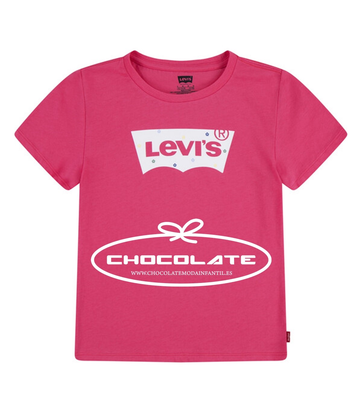 Camiseta fucsia de Levis kids para niña | Preciosa camiseta de Levi...