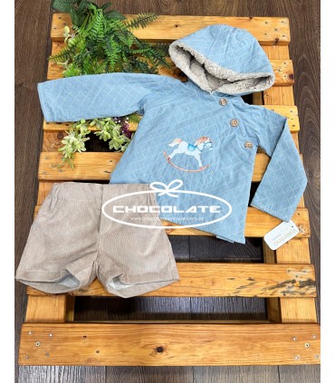 Conjunto niño sudadera balancín de Valentina bebés | Conjunto para ...