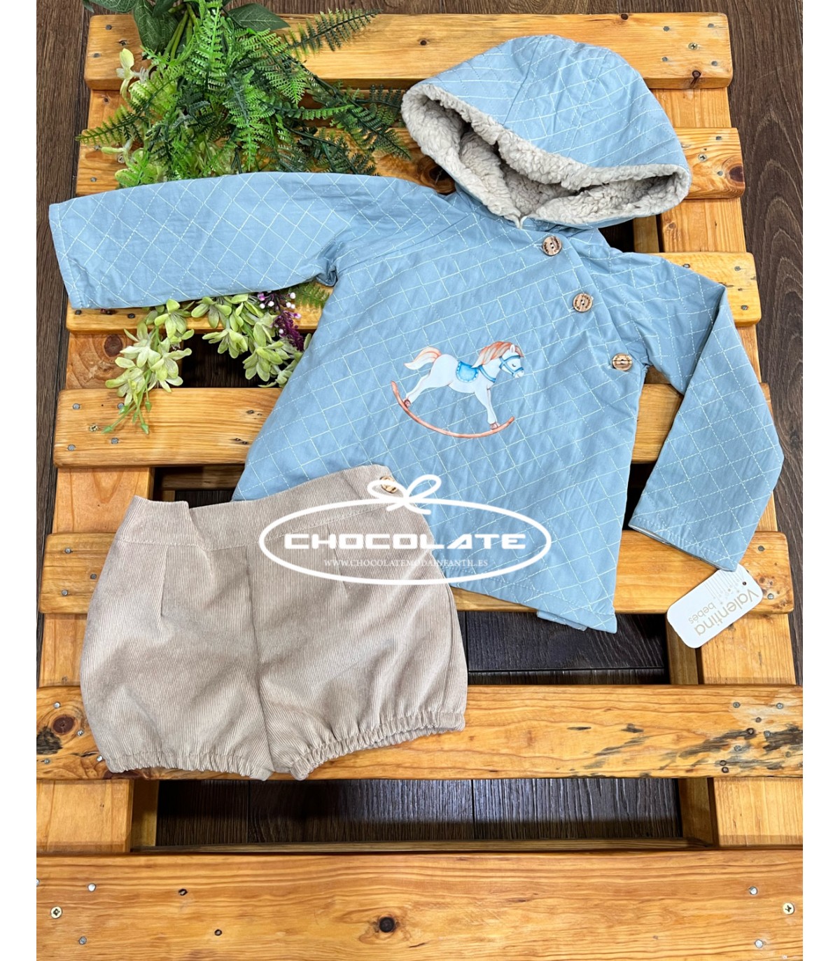 Conjunto niño sudadera balancín de Valentina bebés | Conjunto para ...