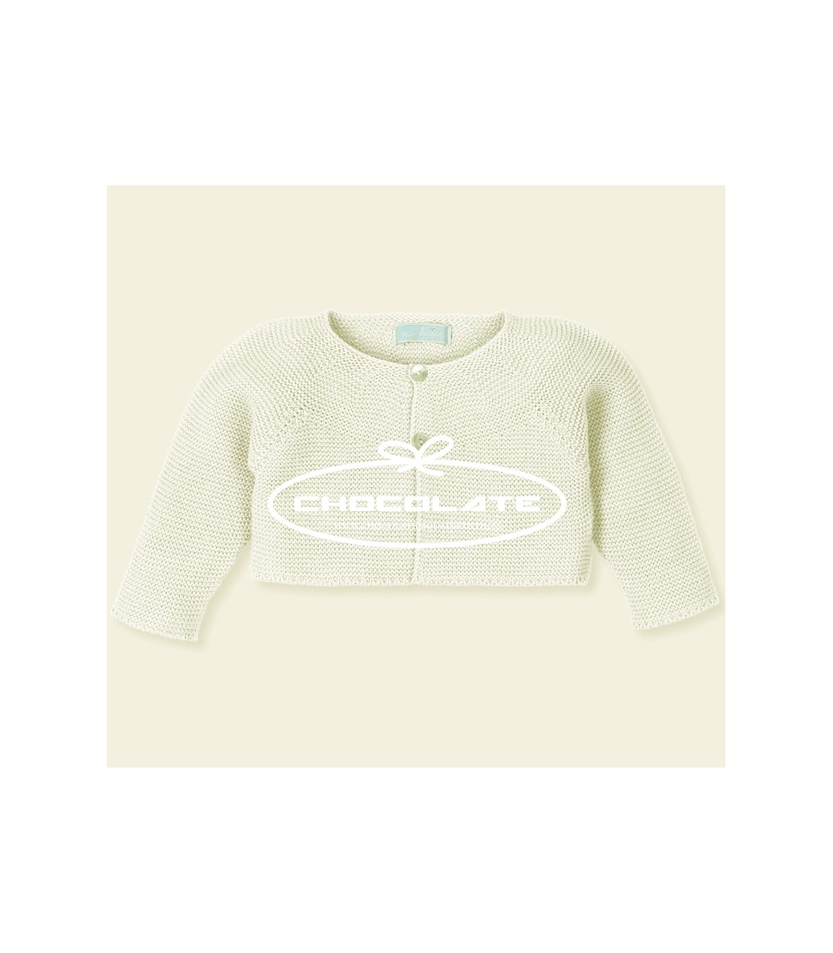 Chaqueta corta de punto beig de la marca Mac ilusión | Chaqueta cor...