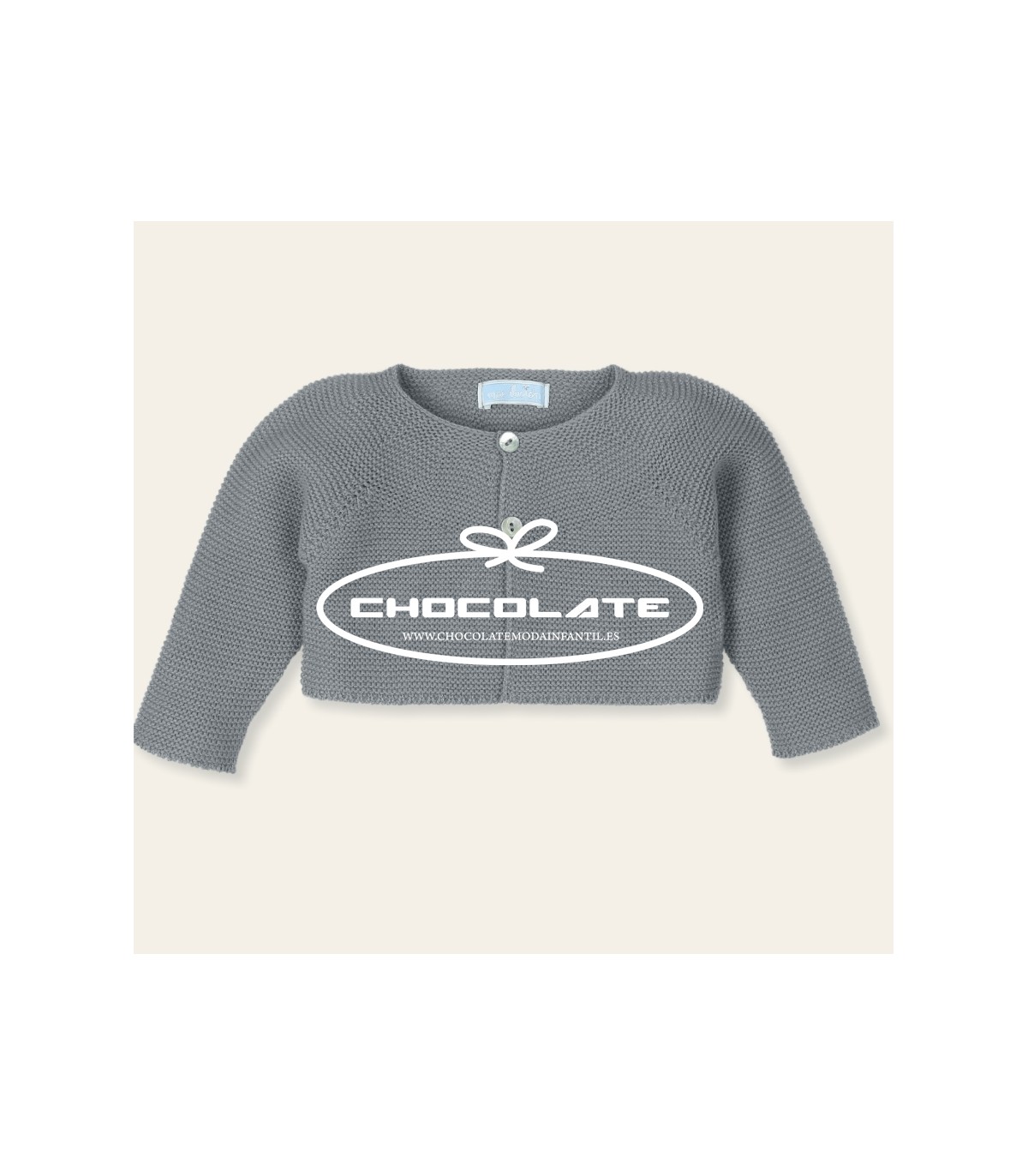 Chaqueta corta gris plomo de Mac ilusión | Chaqueta corta de punto ...