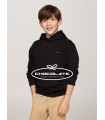 Sudadera básica negra de Tommy Hilfiger para niño | Sudadera de Tom...