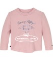 Camiseta rosa de Tommy Hilfiger para bebé niña | Camiseta de Tommy ...