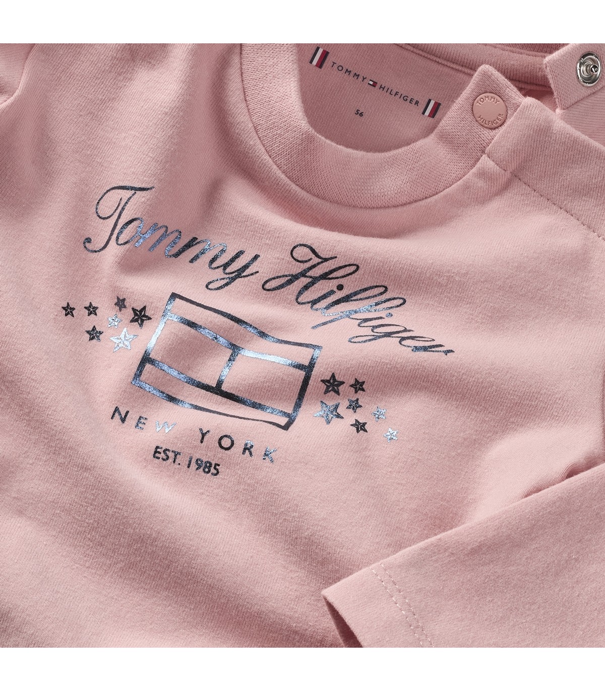 Camiseta rosa de Tommy Hilfiger para bebé niña | Camiseta de Tommy ...