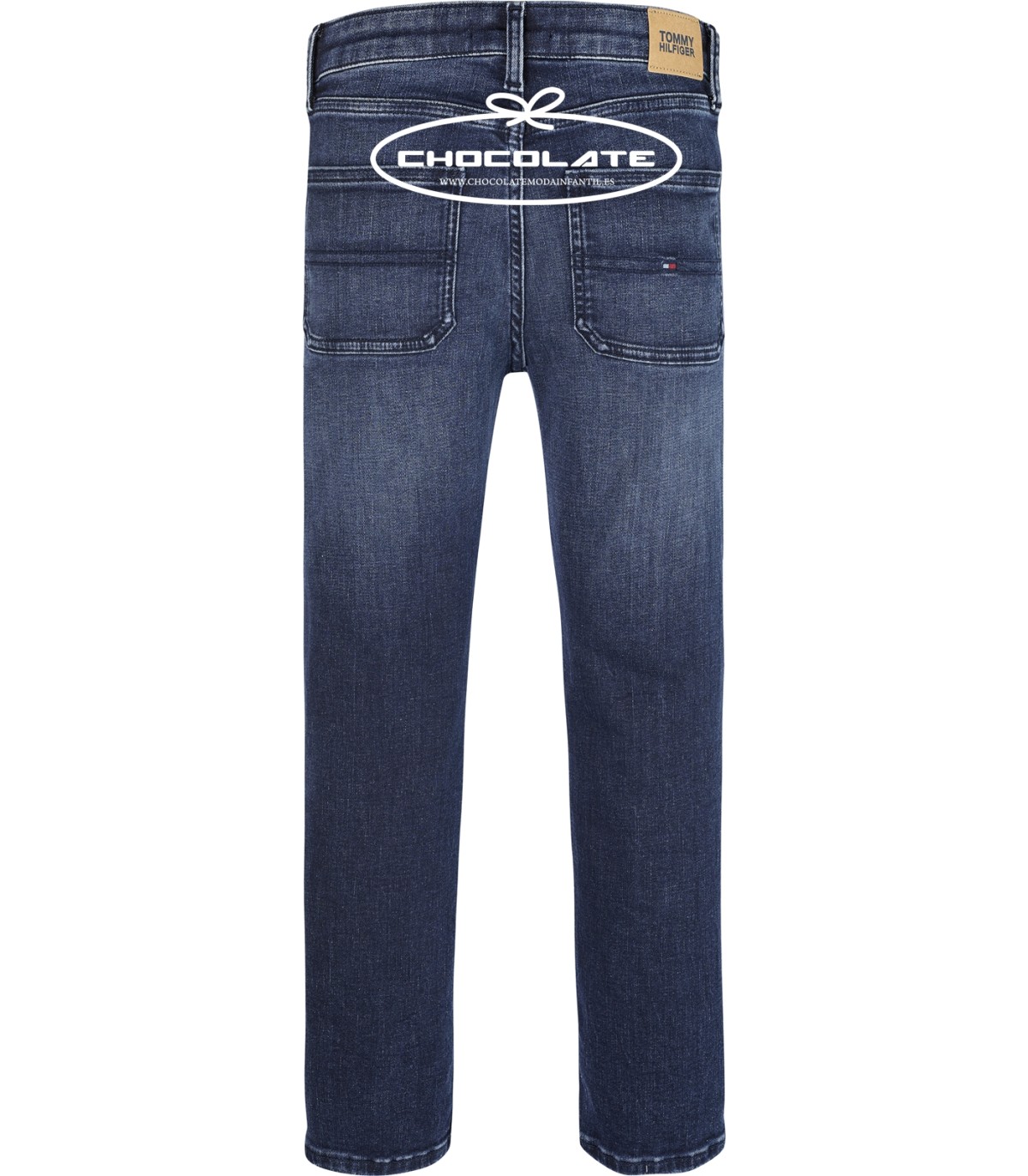 Vaquero azul medio de Tommy Hilfiger para niño | Vaquero para niño ...