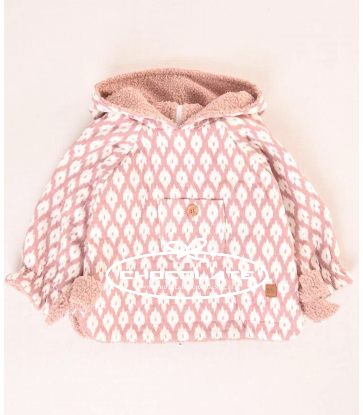 Conjunto niña sudadera y ranita rosa y blanca de José Varón | Bonit...