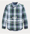Camisa cuadro escocés verde de Ralph Lauren para niño