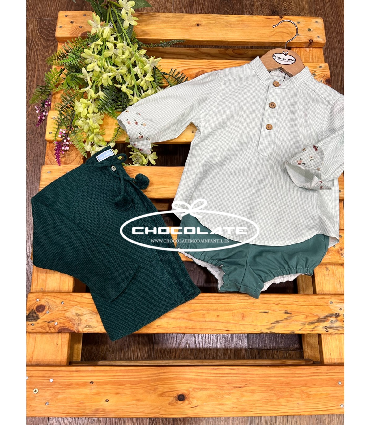 Conjunto niño camisa y bombacho colección Grosella de La Martinica ...
