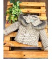 Chaquetón guateado camel para niño de Valentina bebés