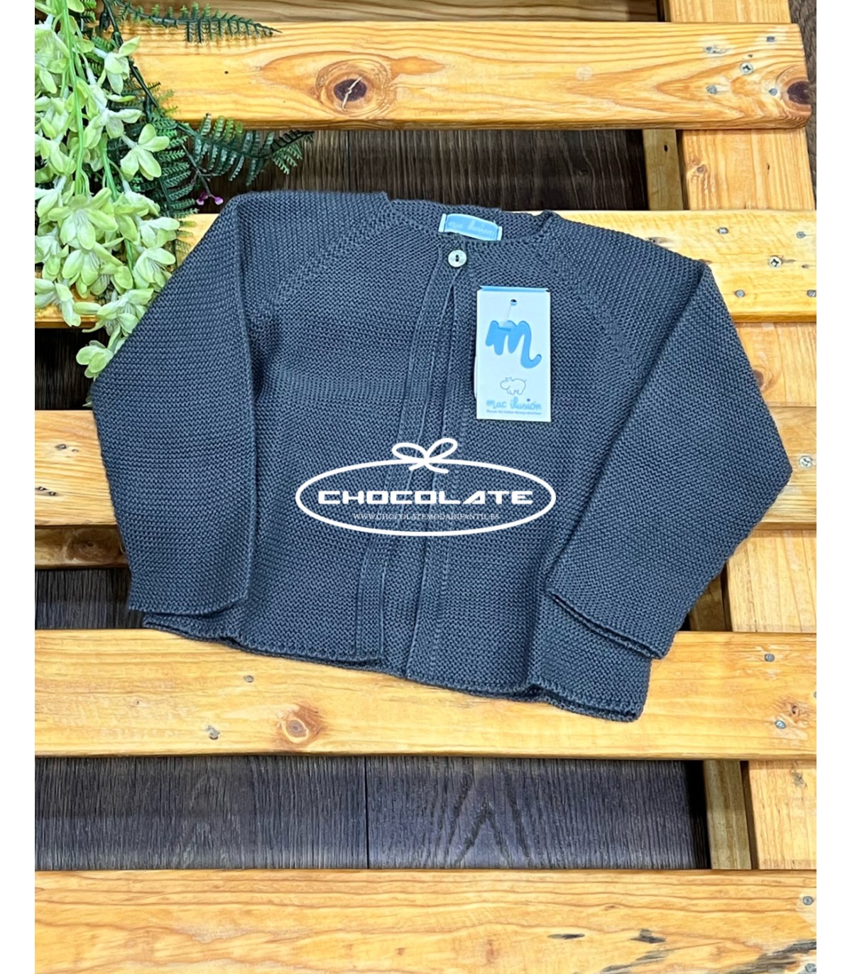 Chaqueta gris plomo de Mac ilusión para niño y niña | Chaqueta de p...