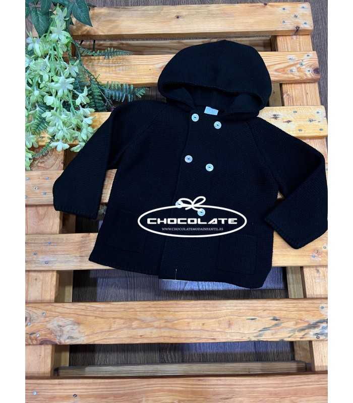Chaquetón negro de Granlei para niño y niña | Precioso chaquetón ne...
