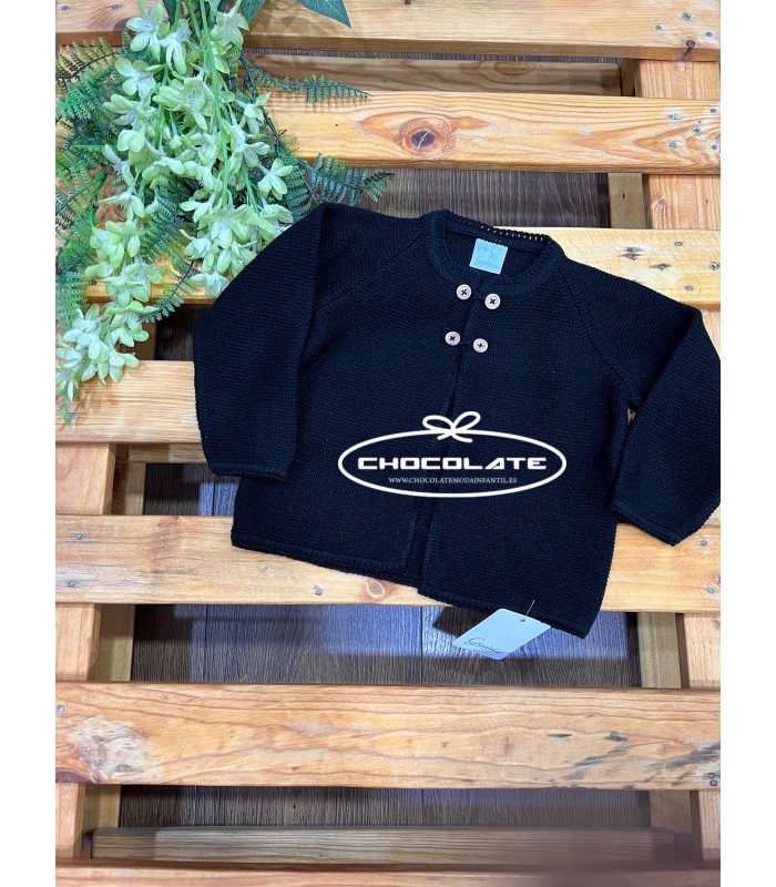 Chaqueta larga negra de Granlei para niña y niño | Chaqueta negra l...