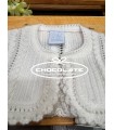 Chaqueta corta beig con puntilla de la marca Granlei | Chaqueta cor...