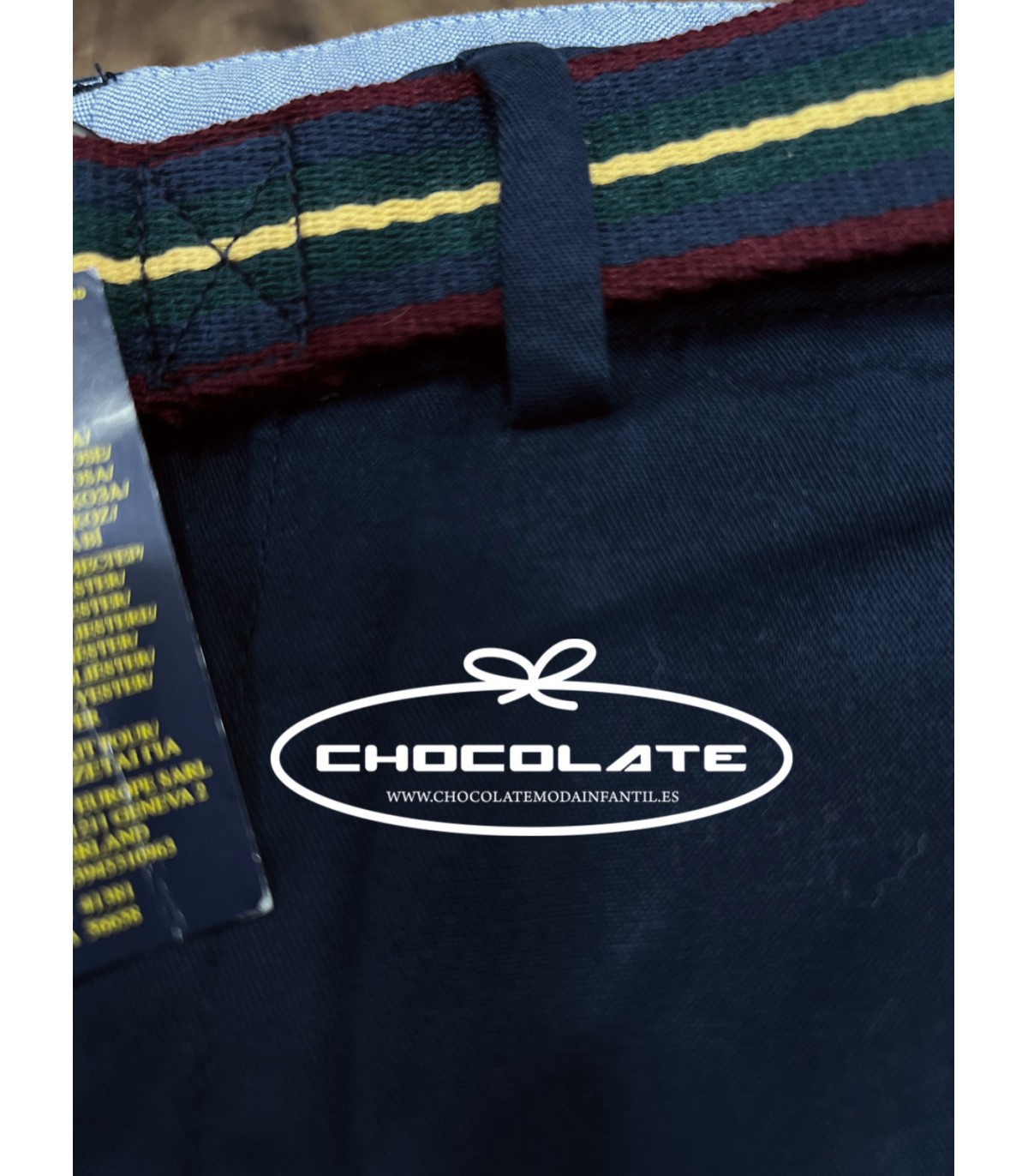 Pantalón chino azul marino de Ralph Lauren para niño | Pantalón azu...