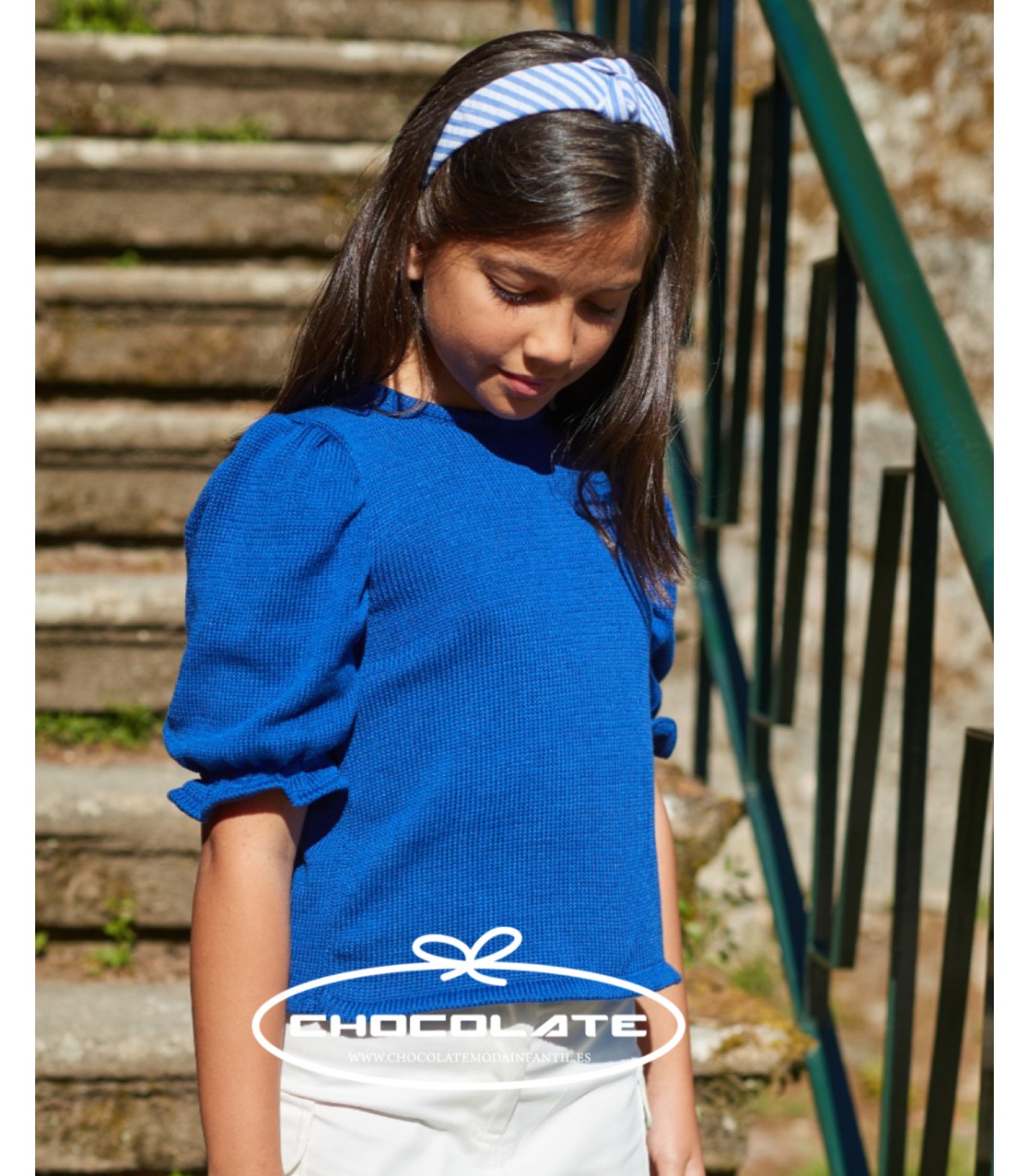 Short blanco y jersey azulón colección New York de La Martinica | P...