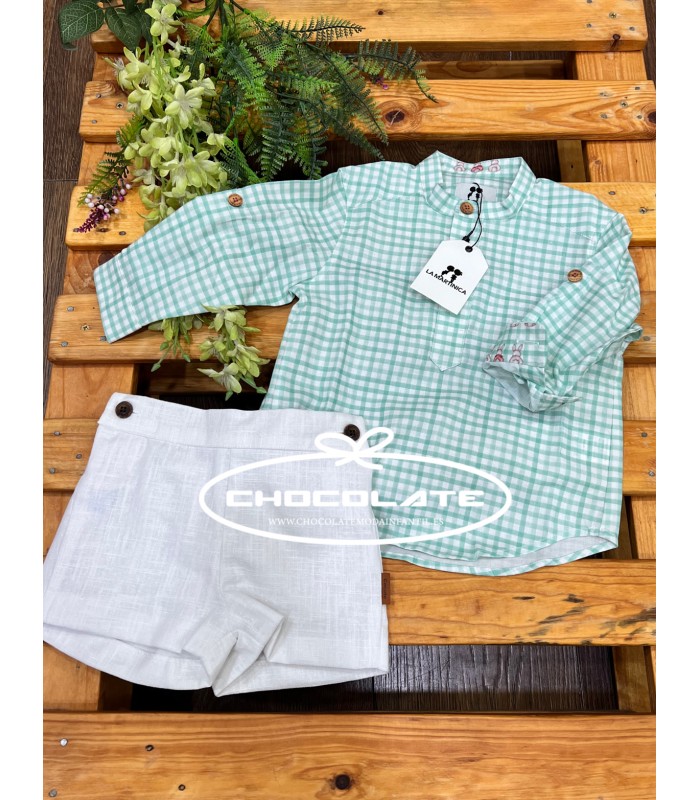 Camisa niño cuadro vichy Roger de La Martinica | Camisa para niño d...