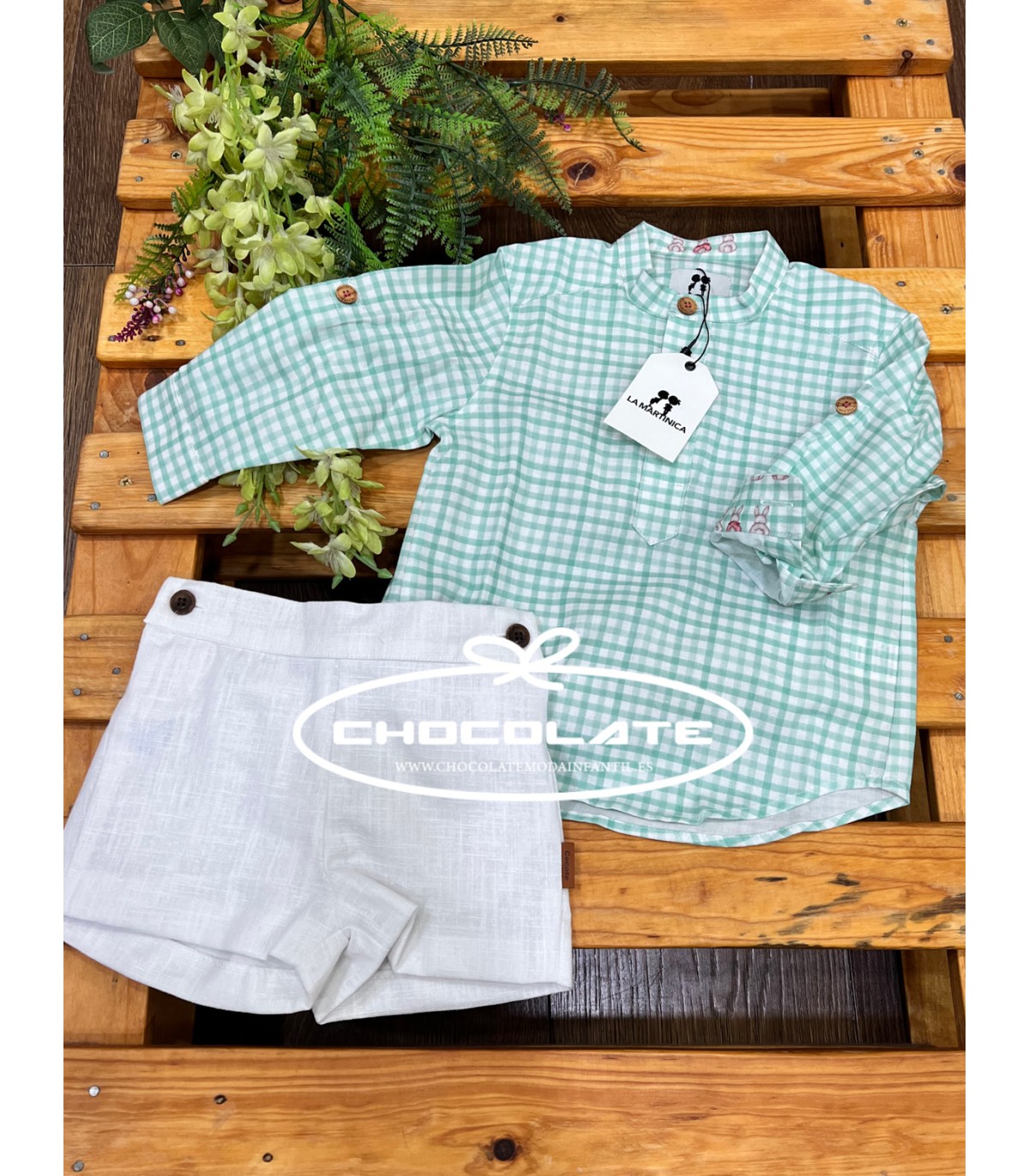 Camisa niño cuadro vichy Roger de La Martinica | Camisa para niño d...