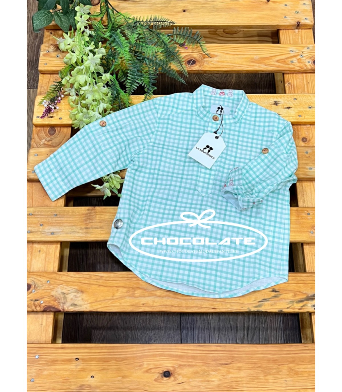 Camisa niño cuadro vichy Roger de La Martinica | Camisa para niño d...