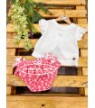 Conjunto de blusa y ranita para niña de José Varón y Cocote | Conju...