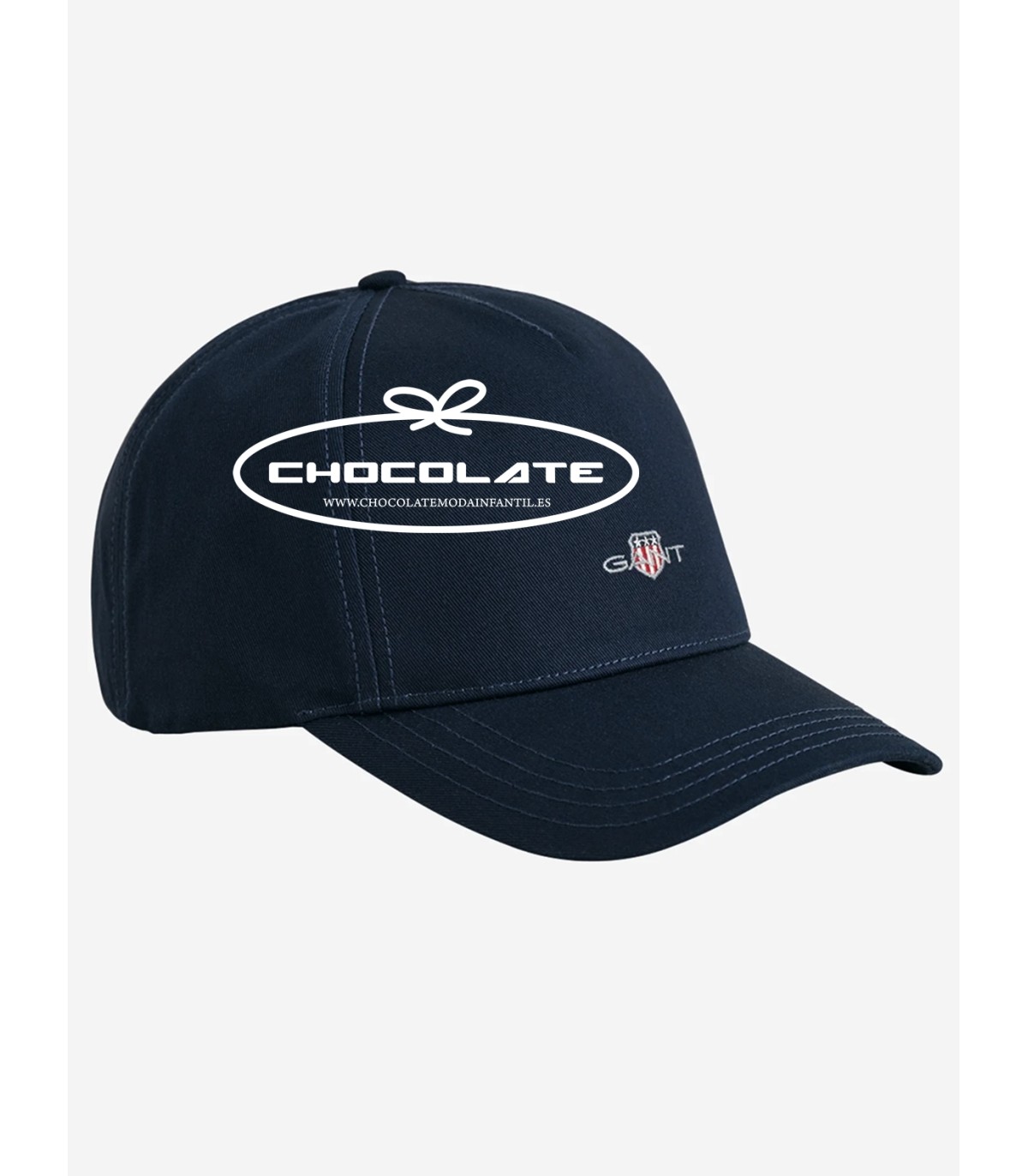 Gorra azul marino de Gant con logo pequeño | Gorra básica azul mari...