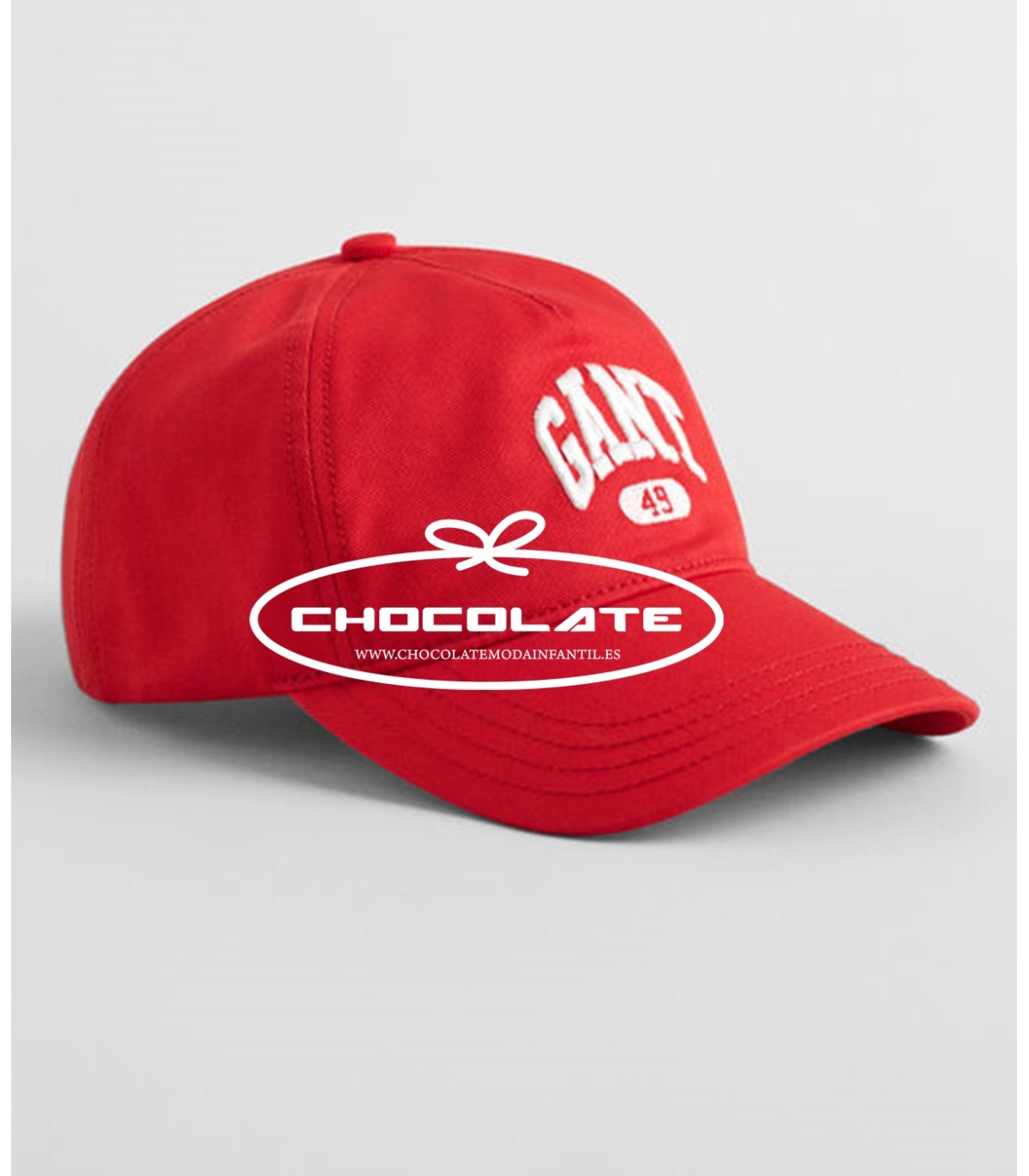 Gorra roja de Gant | Gorra de la marca Gant en color rojo con logo ...